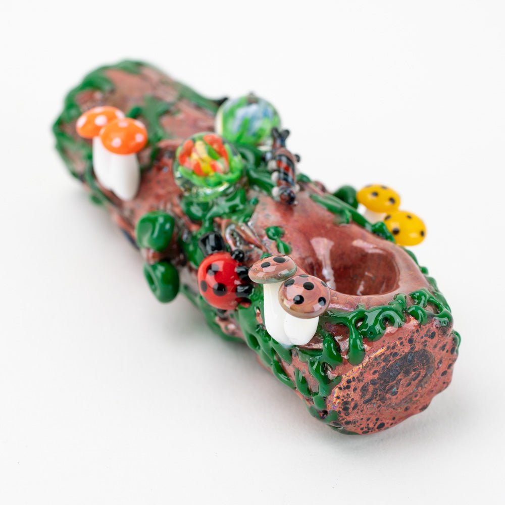Empire Glassworks Mossy Log Dry Pipe