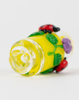 Empire Glassworks Puffco Pivot Glass Mouthpiece - Sunshine Garden