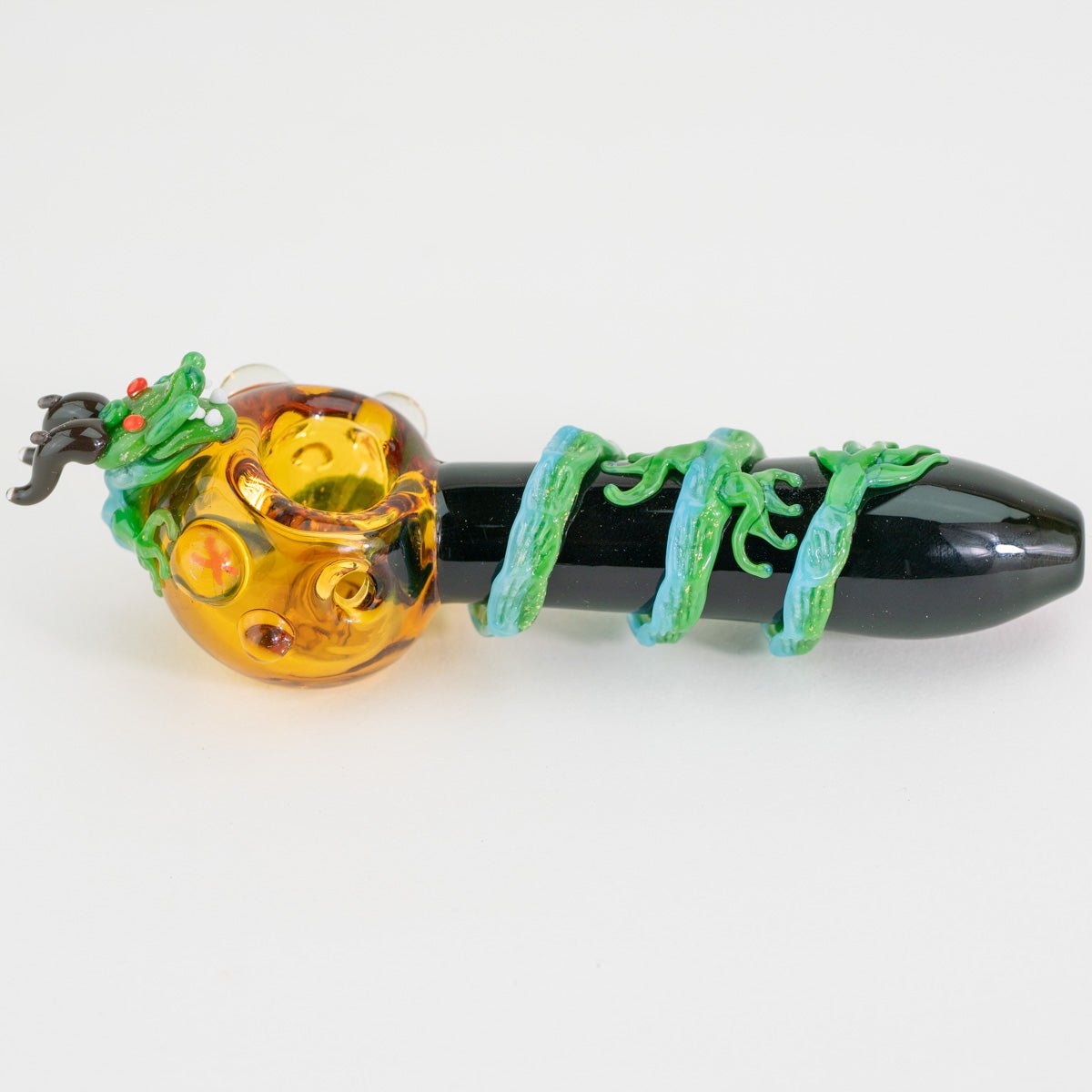 Empire Glassworks Dragon Sphere Small Spoon Pipe