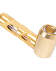 ALUMINUM GLASS SMOKING PIPE