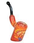 Grateful Dead x Pulsar Inside Print Bent Sherlock Pipe | 4"