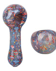 Pulsar Inside Print Glass Spoon Pipe | 5"