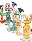 Pulsar Unholy Lantern Incycler Glass Water Pipe - 6" / 14mm F / Colors Vary
