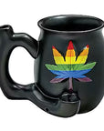 LEAF ON BLACK CHUBBY PREMIUM ROAST & TOAST PIPE MUG