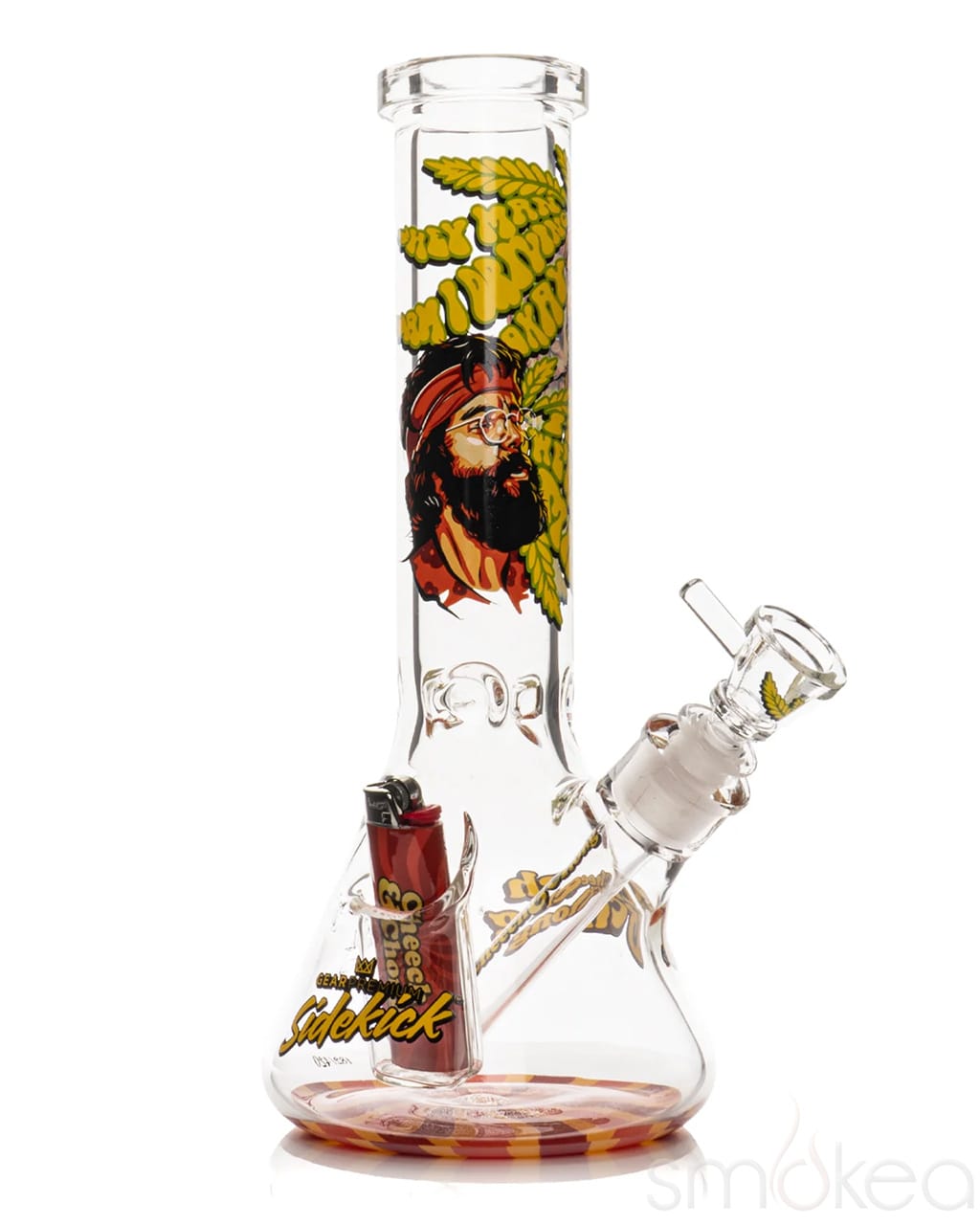GEAR Premium x Cheech &amp; Chong 12" 7mm Limited Edition Parked Sidekick Bong
