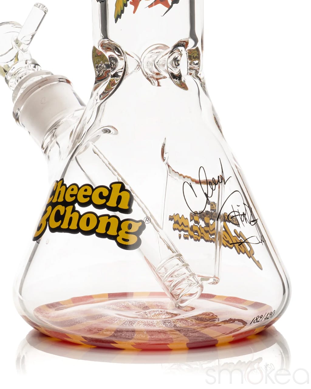 GEAR Premium x Cheech &amp; Chong 12" 7mm Limited Edition Parked Sidekick Bong