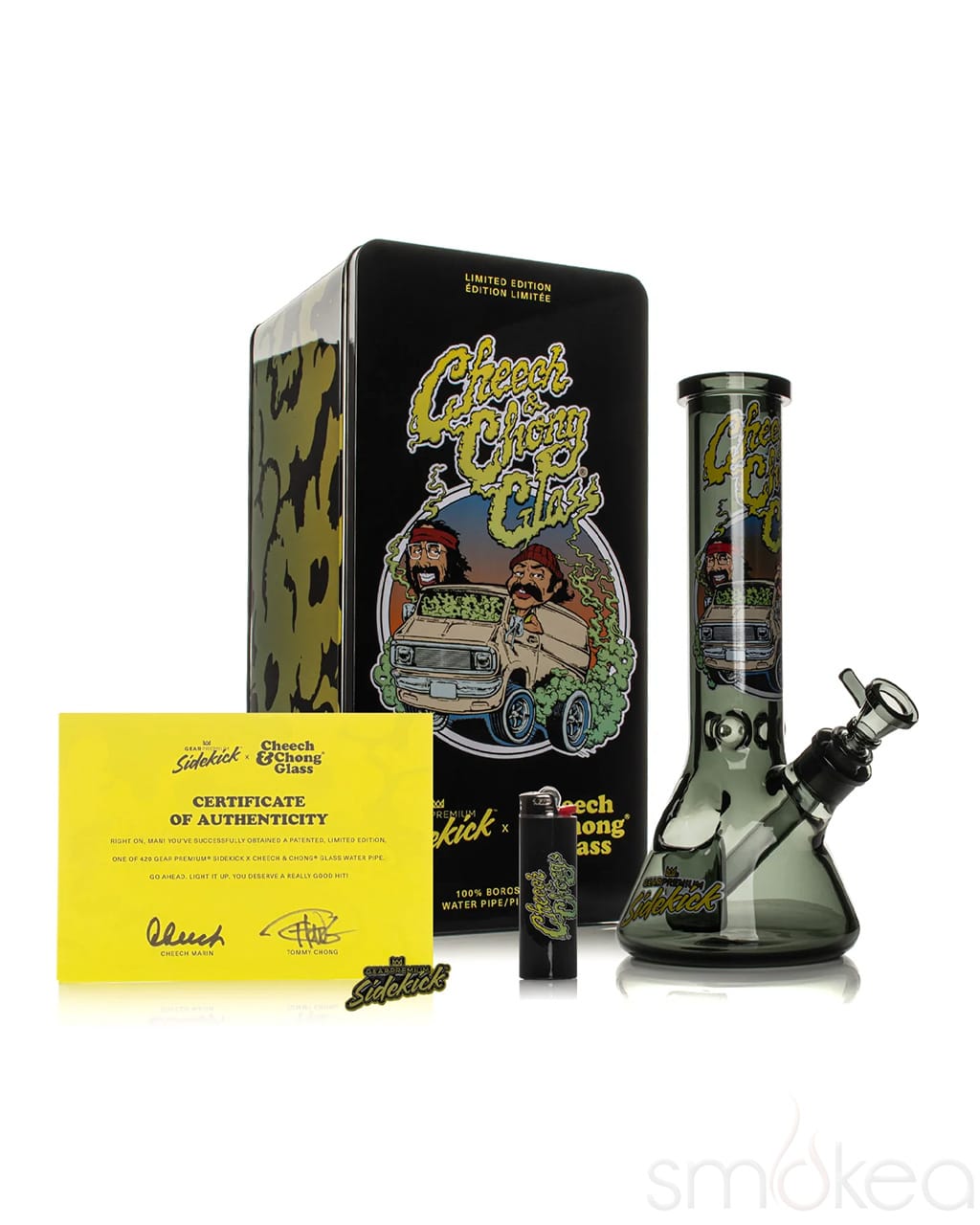 GEAR Premium x Cheech &amp; Chong 12" 7mm Limited Edition Van Sidekick Bong