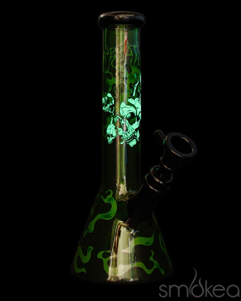 GEAR Premium x Creature 10” Glow-in-the-Dark Smoking Skulls Bong