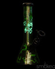 GEAR Premium x Creature 10” Glow-in-the-Dark Smoking Skulls Bong