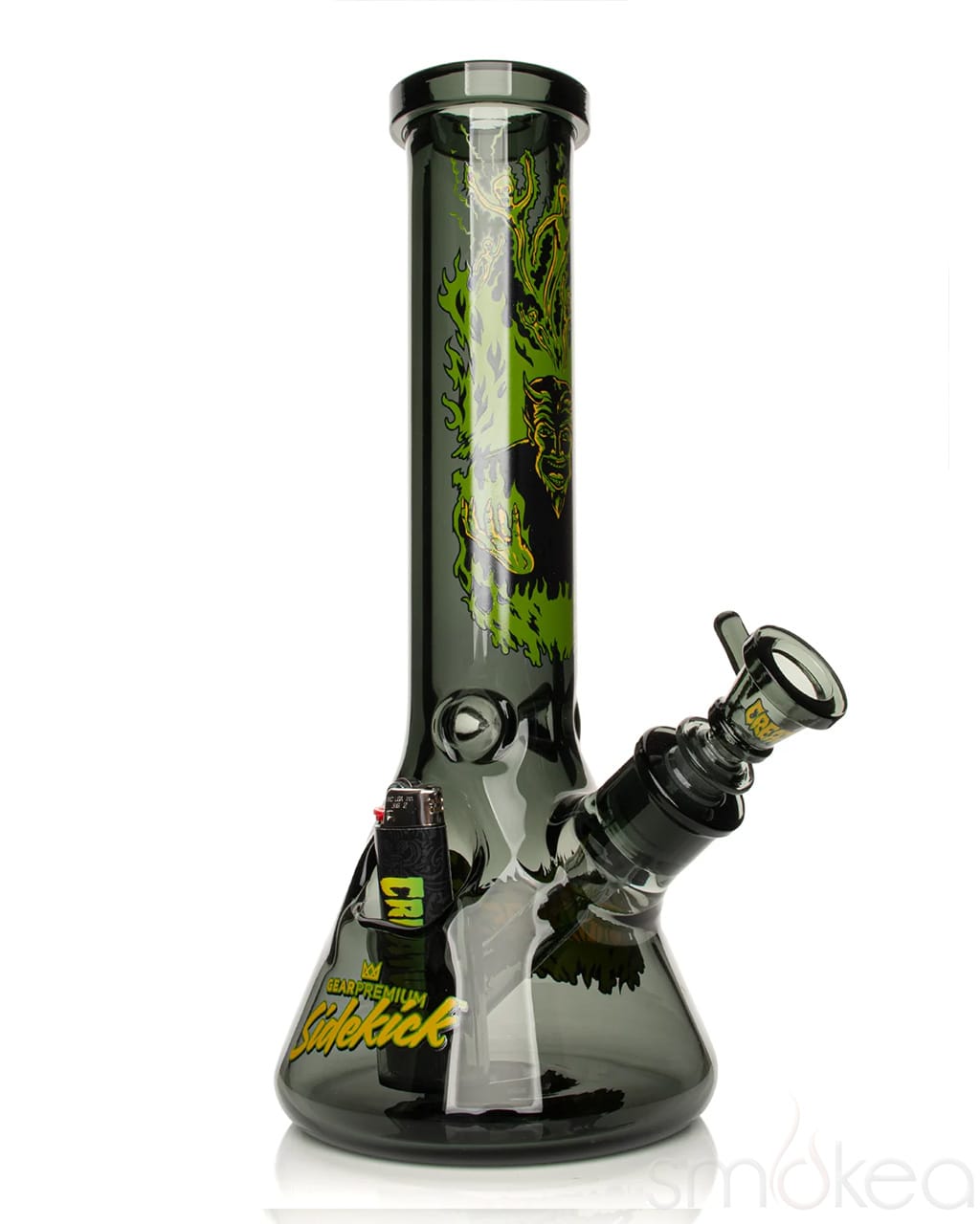 GEAR Premium x Creature 12" 7mm Limited Edition Hell Sidekick Bong