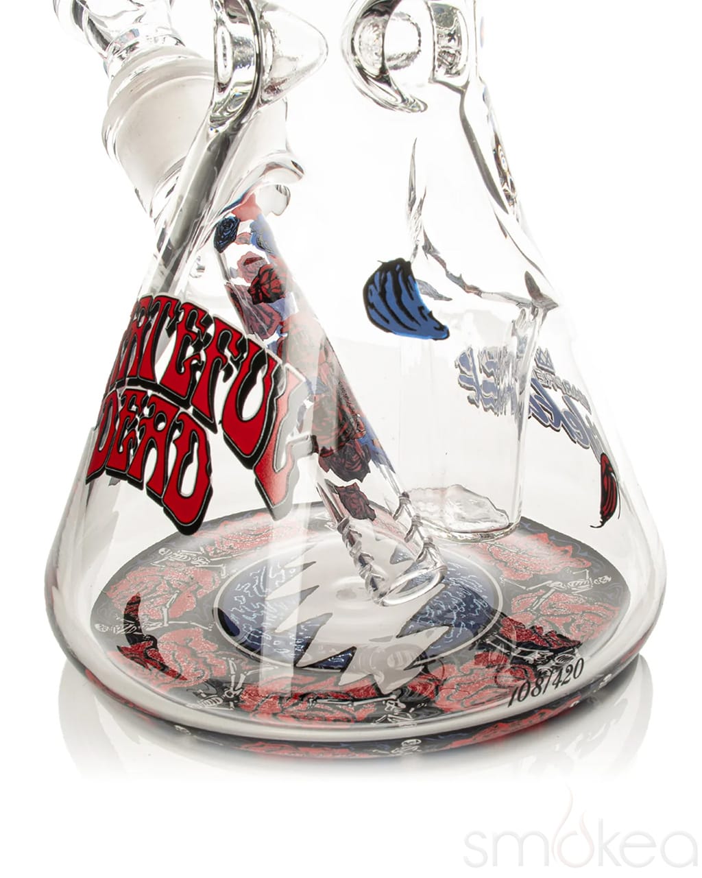 GEAR Premium x Grateful Dead 12" 7mm Limited Edition Bertha Sidekick Bong