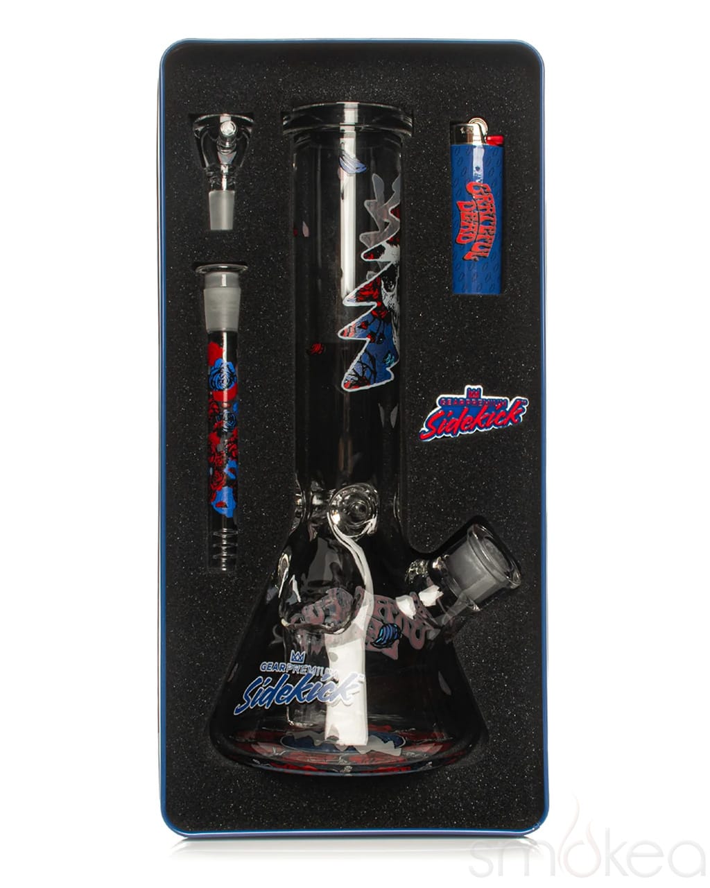 GEAR Premium x Grateful Dead 12" 7mm Limited Edition Bertha Sidekick Bong
