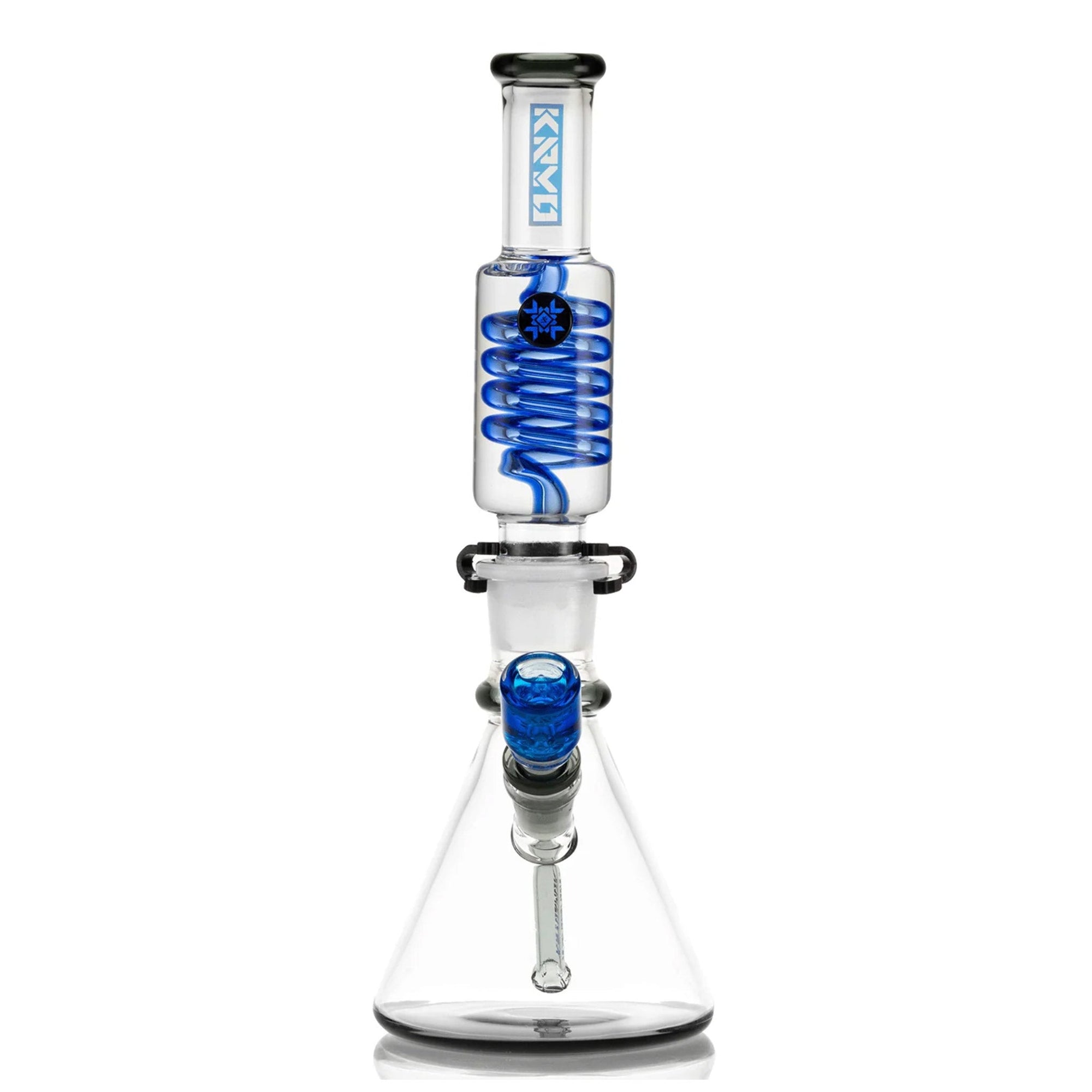 Glycerin Coil Beaker Bong 14″