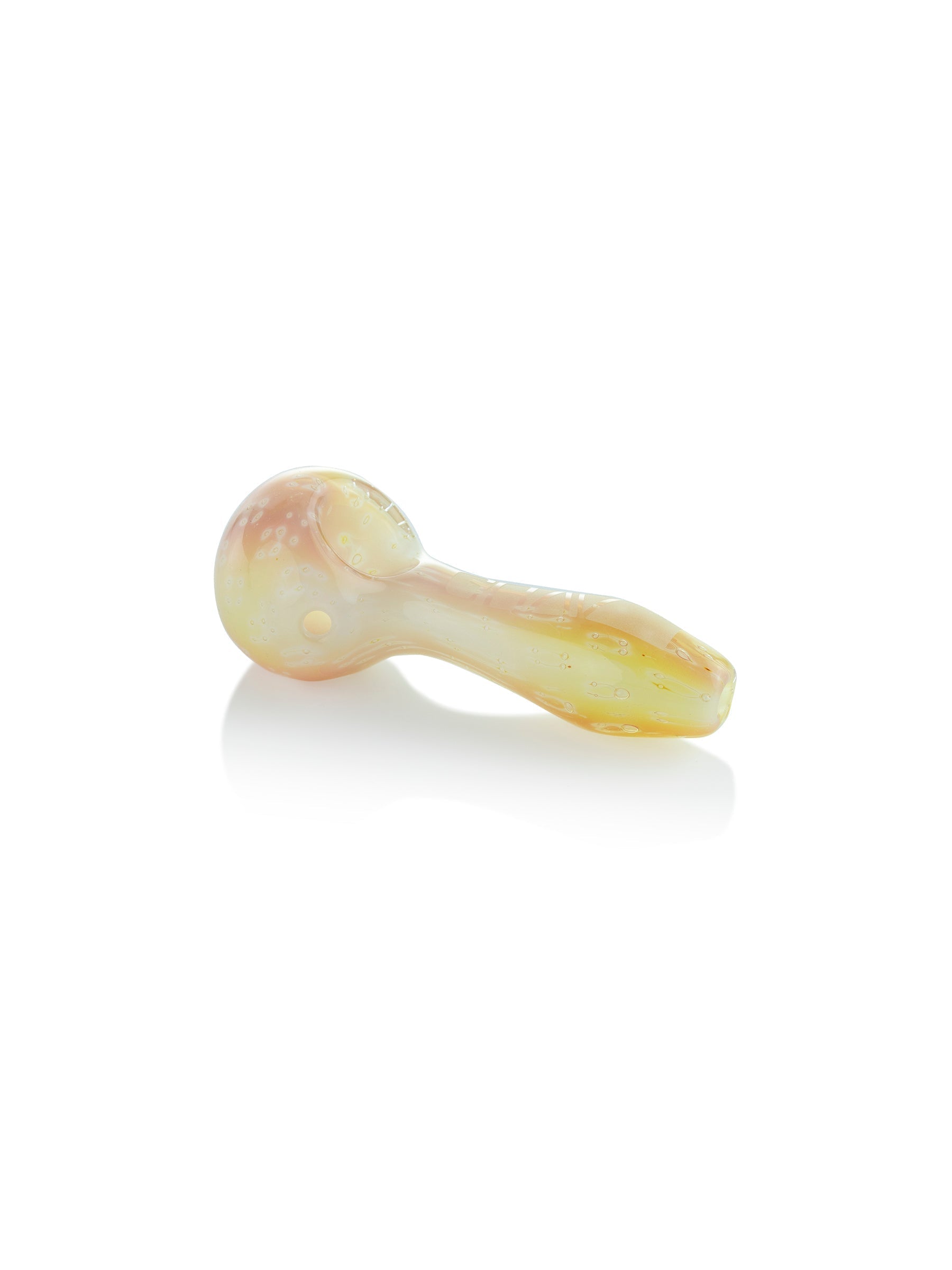 GRAV Bubble Trap Spoon Pipe with Ash Catcher - 4" Borosilicate Glass