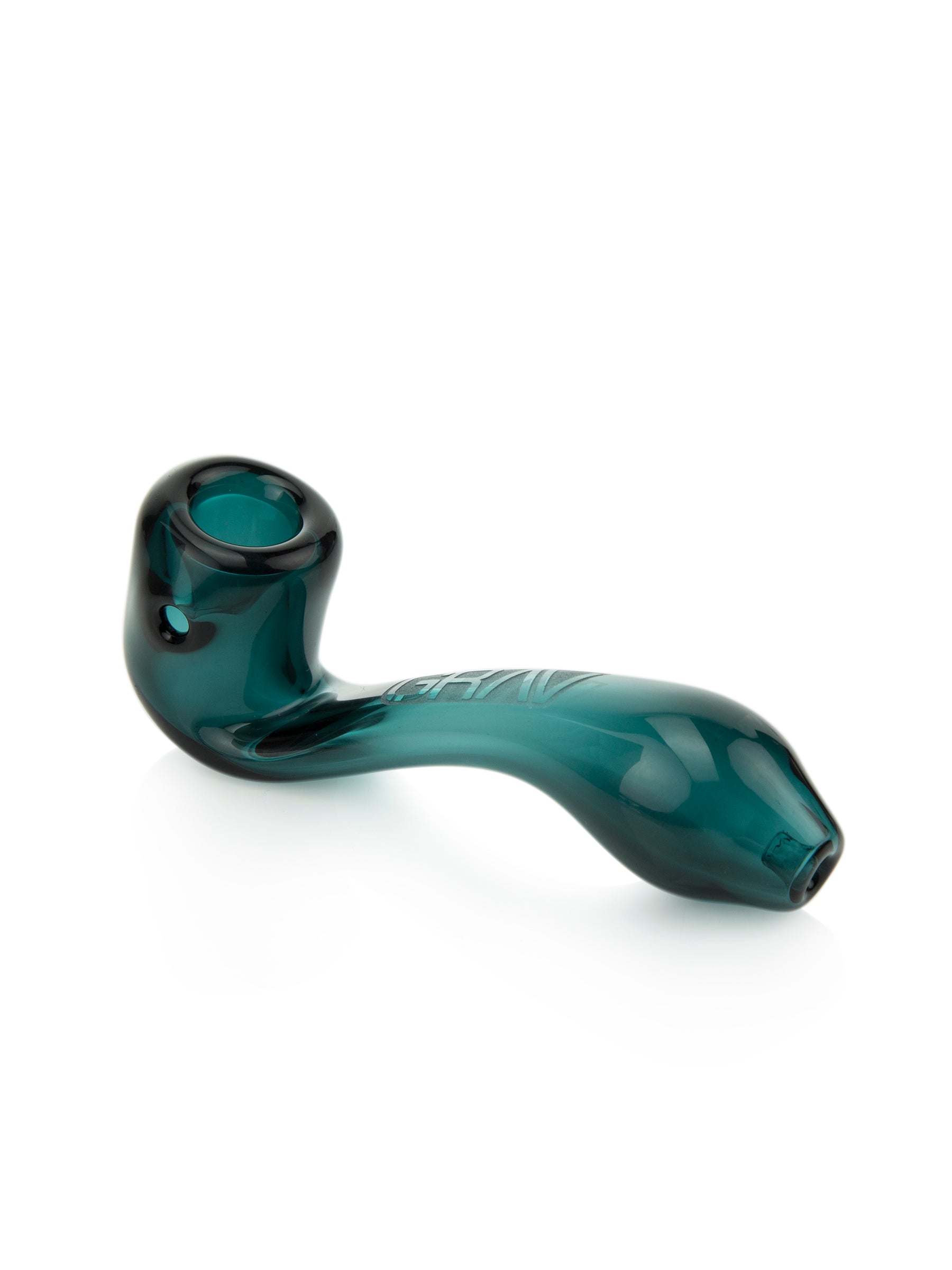 GRAV Mini Sherlock Hand Pipe with Ash Catcher - 4" Compact Glass