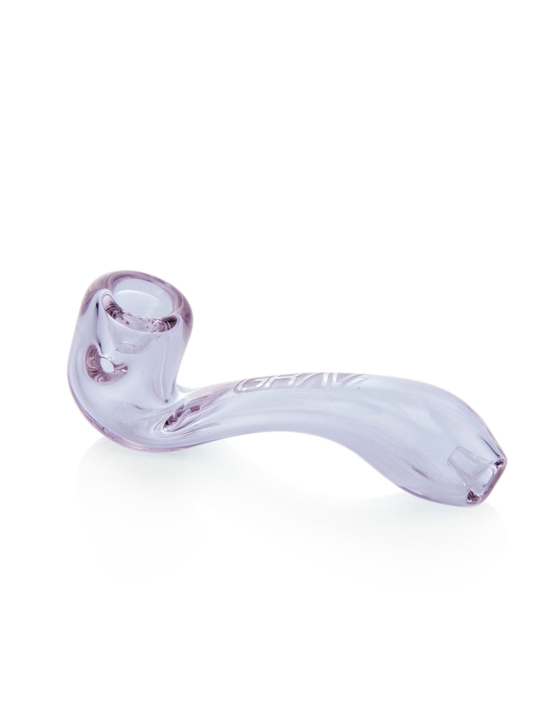 GRAV Mini Sherlock Hand Pipe with Ash Catcher - 4" Compact Glass
