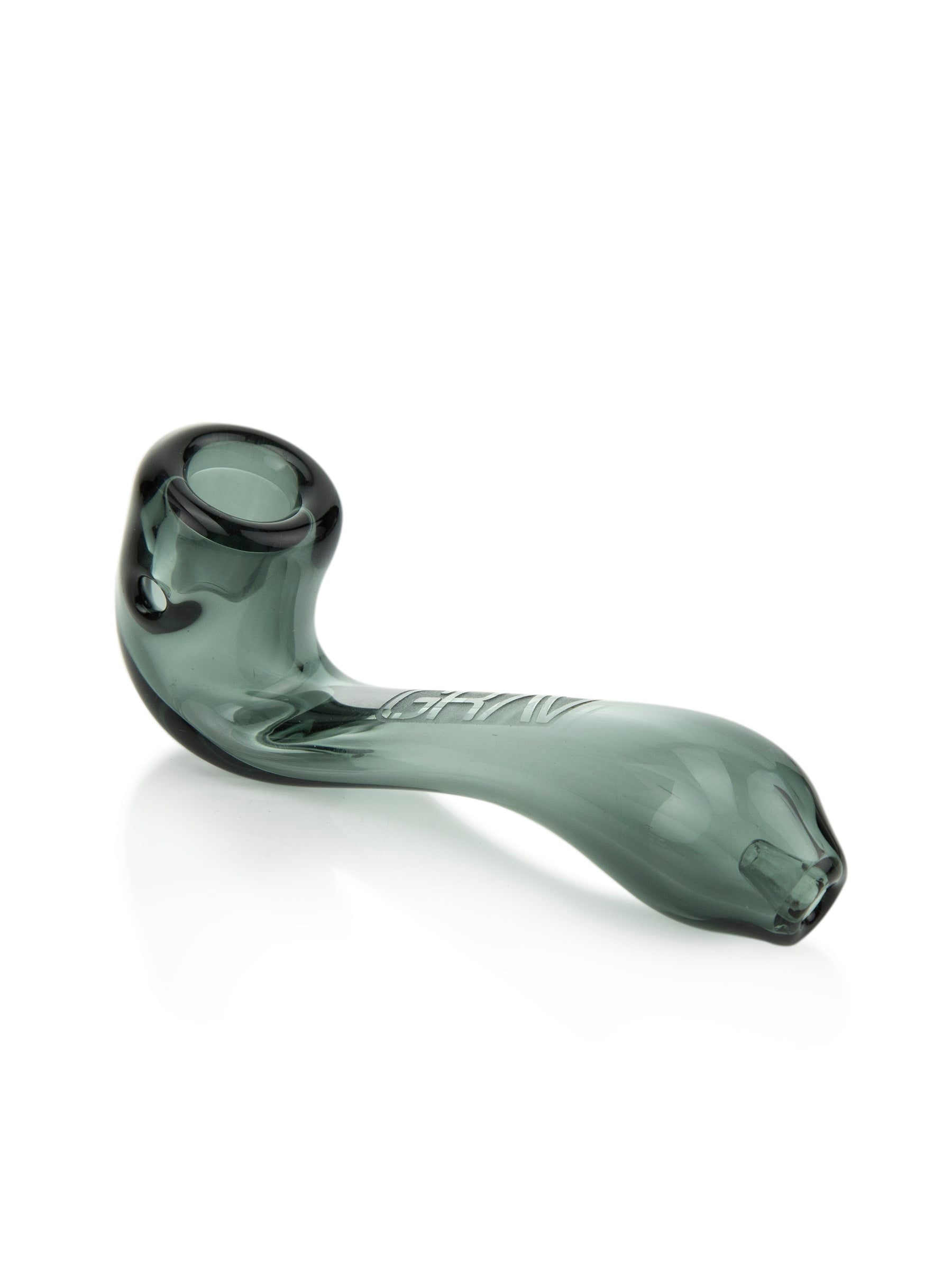 GRAV Mini Sherlock Hand Pipe with Ash Catcher - 4" Compact Glass