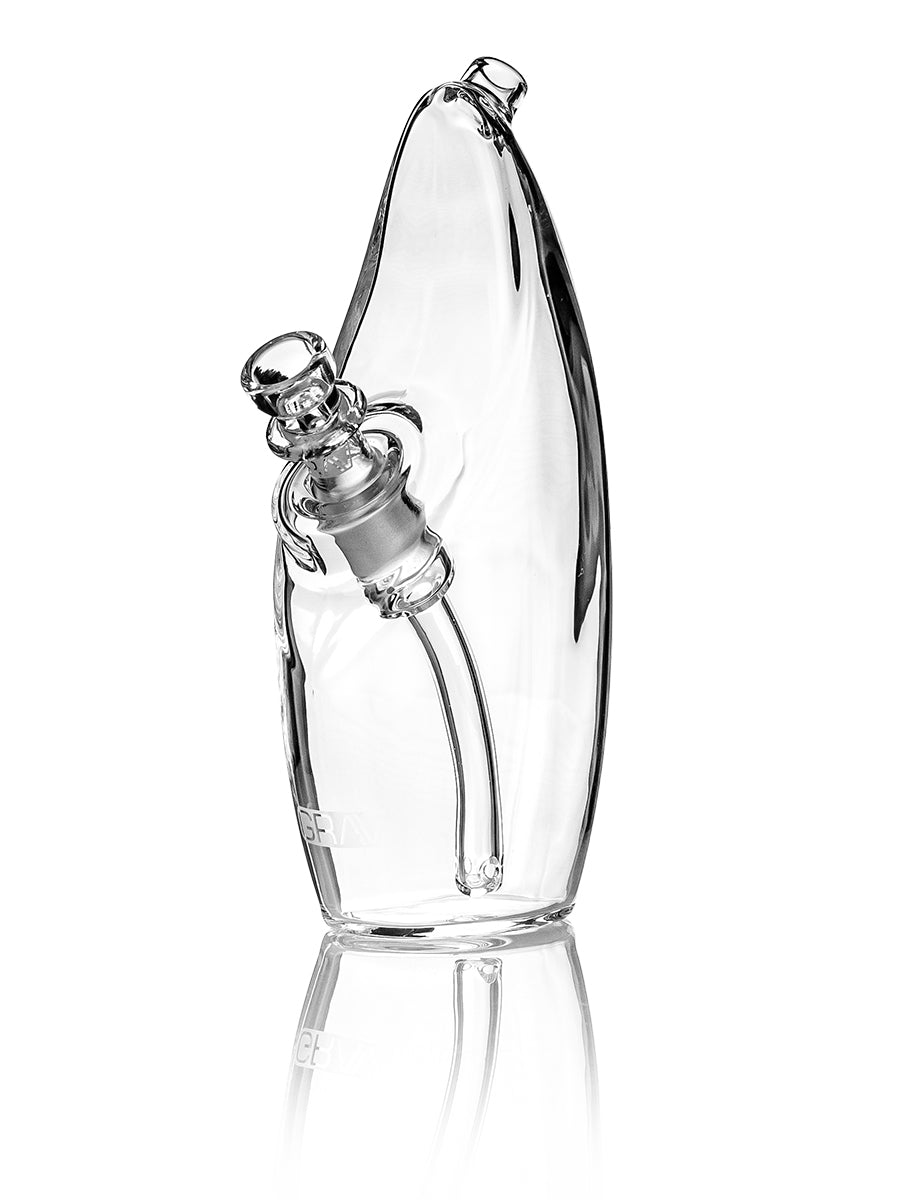 GRAV Rain Bubbler - Compact &amp; Ergonomic Water Pipe for Smooth Hits