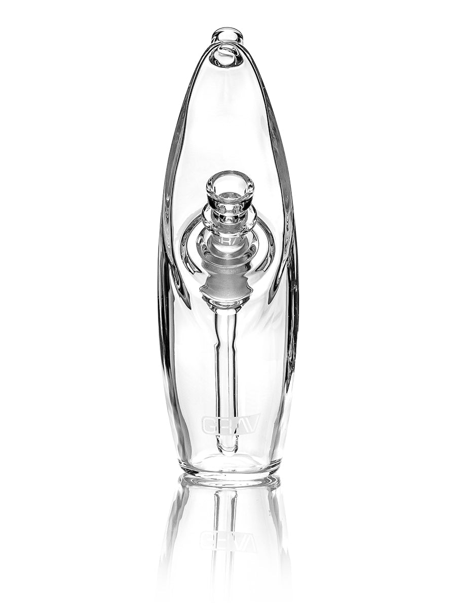 GRAV Rain Bubbler - Compact &amp; Ergonomic Water Pipe for Smooth Hits