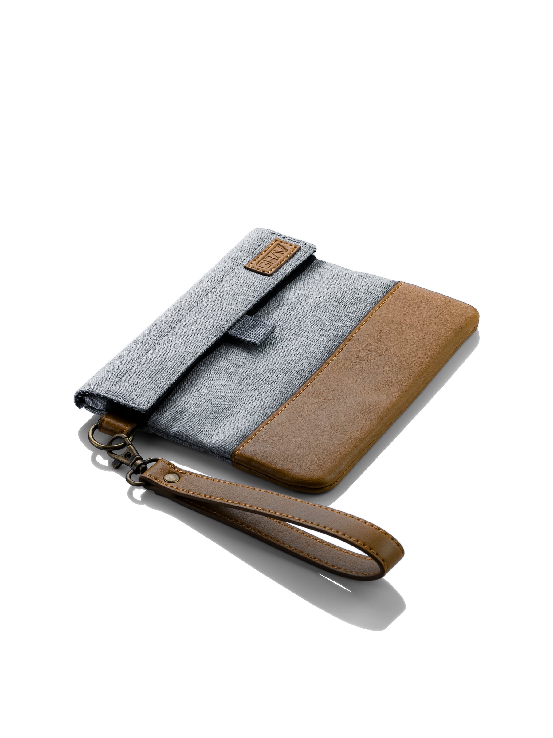 GRAV Smell-Proof Storage Pouch with Vegan Leather Accents &amp; Carbon Lining