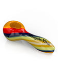 Vibrant  Linework Twist Spoon Pipe