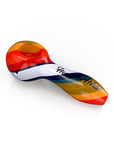 Vibrant  Linework Twist Spoon Pipe