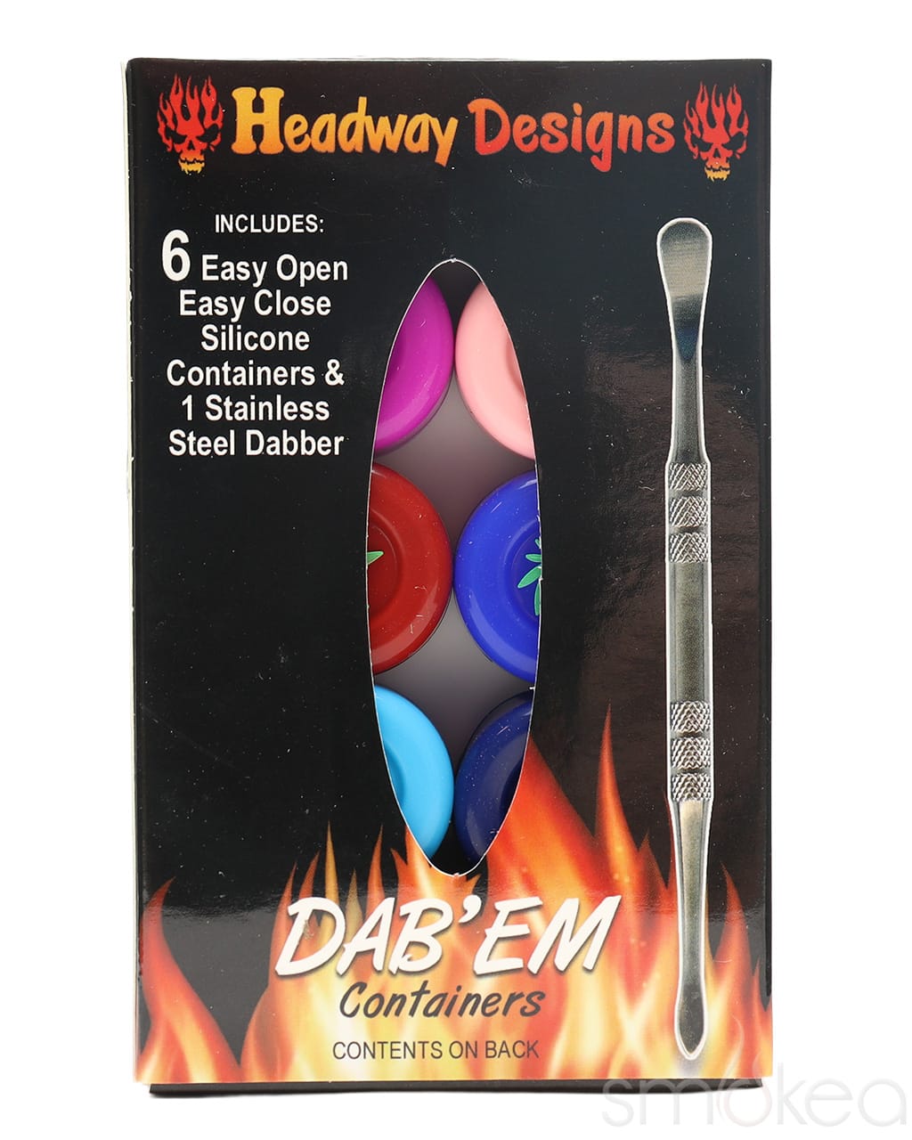 Headway Dab 'Em Silicone Storage Jars &amp; Dab Tool