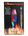 Headway Dab 'Em Silicone Storage Jars & Dab Tool