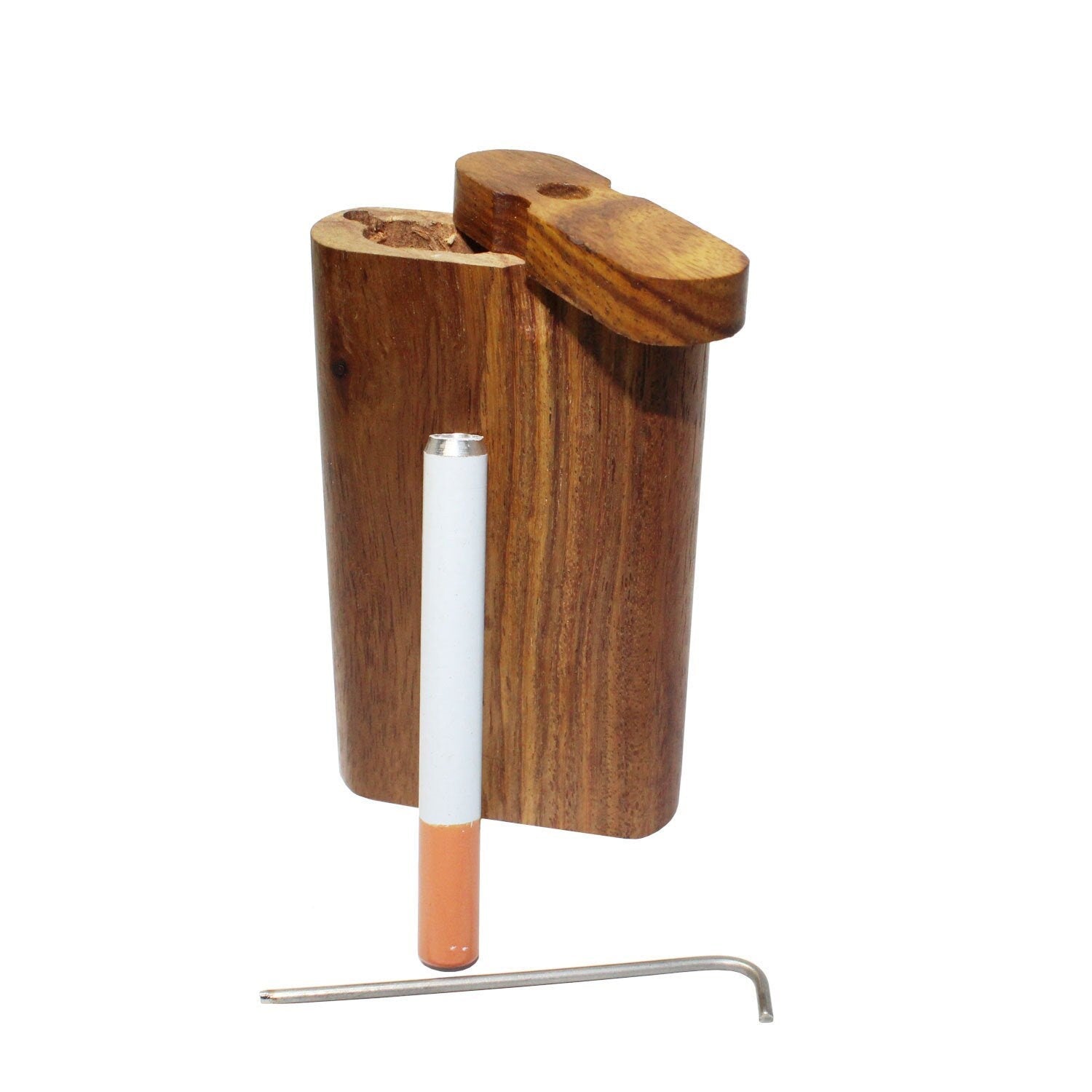 2 Pack - Wood Dugout w/One Hitter &amp; Cleaning Tool