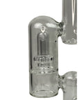 Daze Glass - 14" Rocket Ship Dual Showerhead Perc Glass Water Pipe
