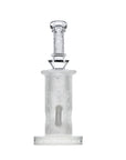 Calibear Sandblasted Klein Recycler Dab Rig with Seed of Life Perc – 8” Glass Rig
