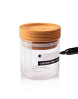 CLEAR GLASS STORAGE JARS
