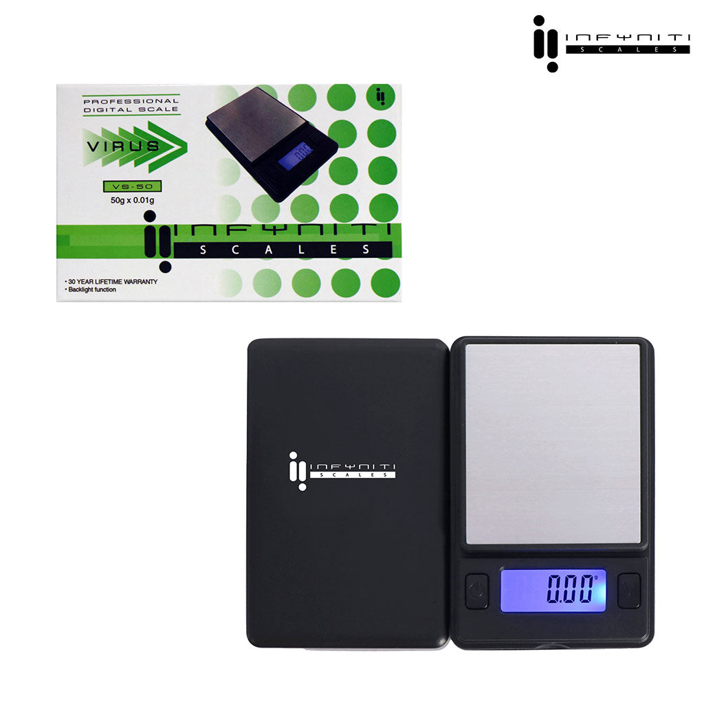 Virus; 50g X 0.01g, Pocket Scales
