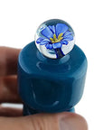 3D Flower Glass Marble Pipe