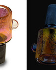 Black Base Fume Glass Glass Bowl
