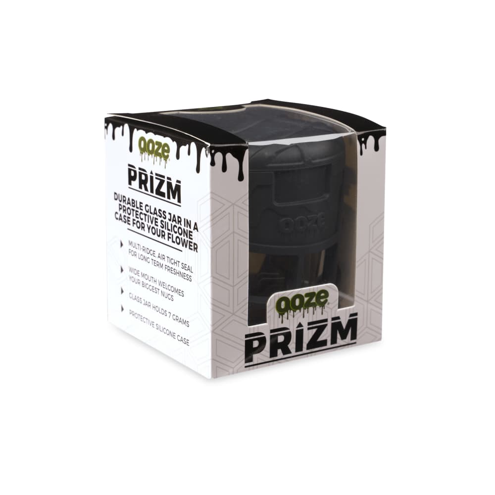 Ooze Prizm Silicone-Wrapped Glass Stash Jar