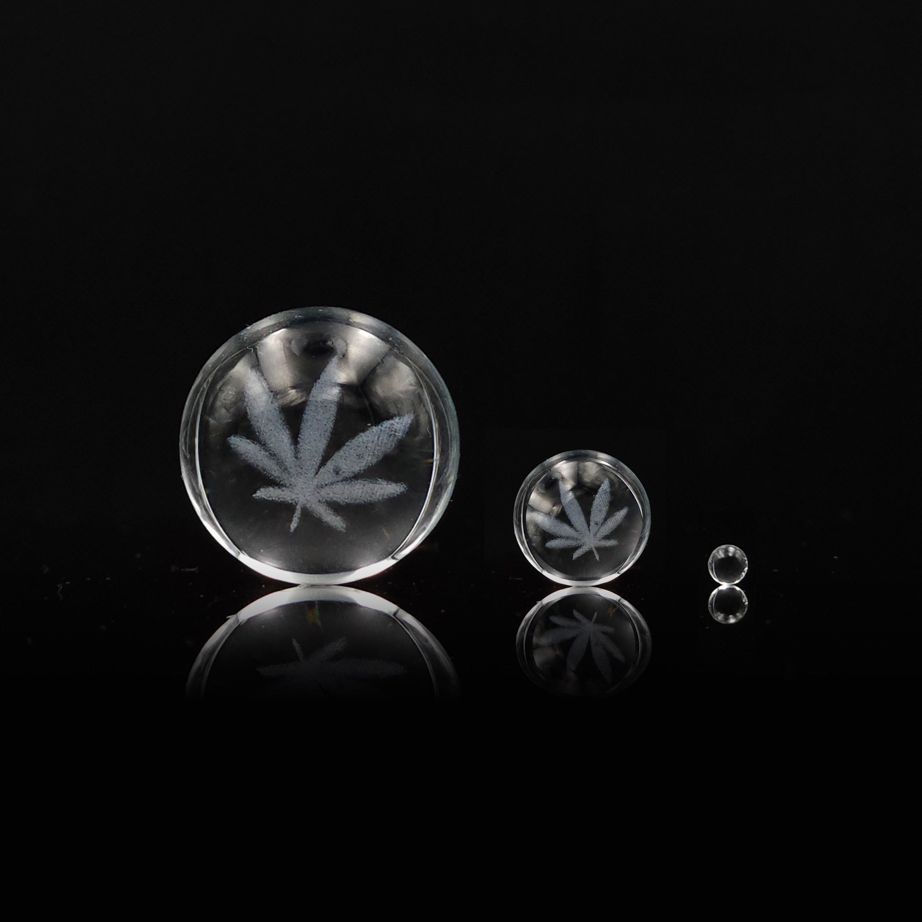 Carved Leaf Terp Slurper Set