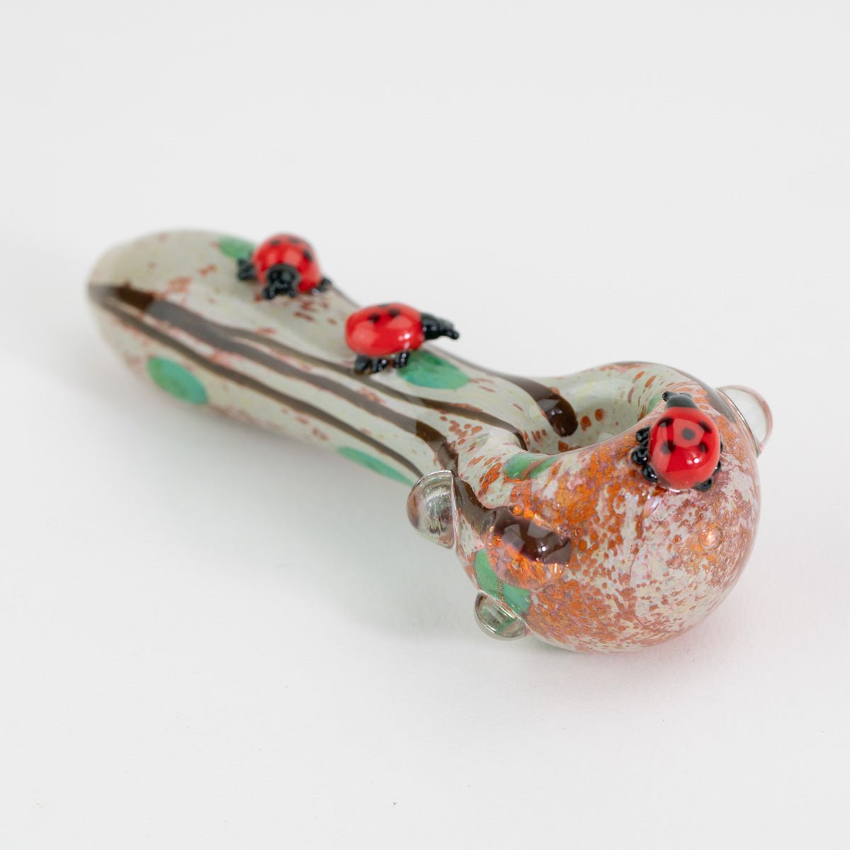 Empire Glassworks Lady Bug Mini Spoon Pipe