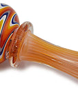 Silver & Gold Fumed Glass Pipe