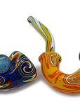 Sherlock Wig Wag Color Glass Pipe