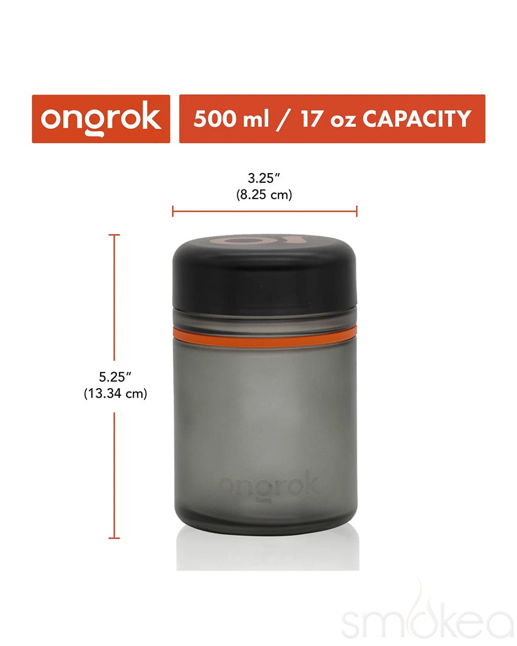 ONGROK 500ml Glass Storage Jars (2-Pack)
