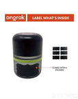 ONGROK 80ml Glass Storage Jars (6-Pack)