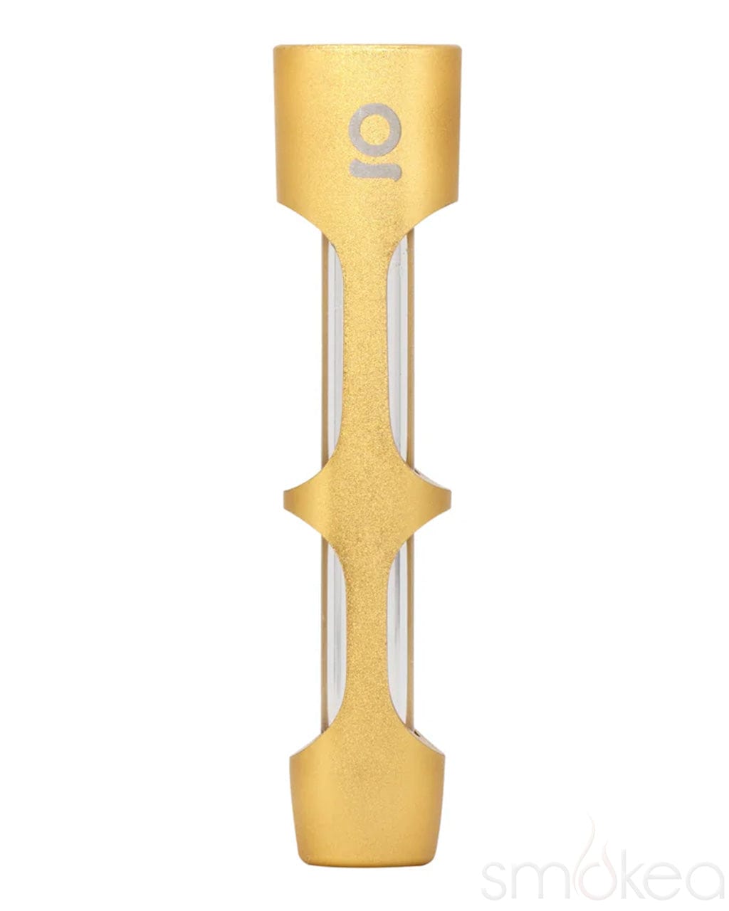 ONGROK Aluminum &amp; Glass Chillum Pipe