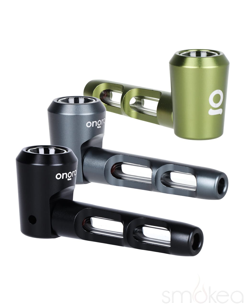ONGROK Aluminum &amp; Glass Spoon Pipe