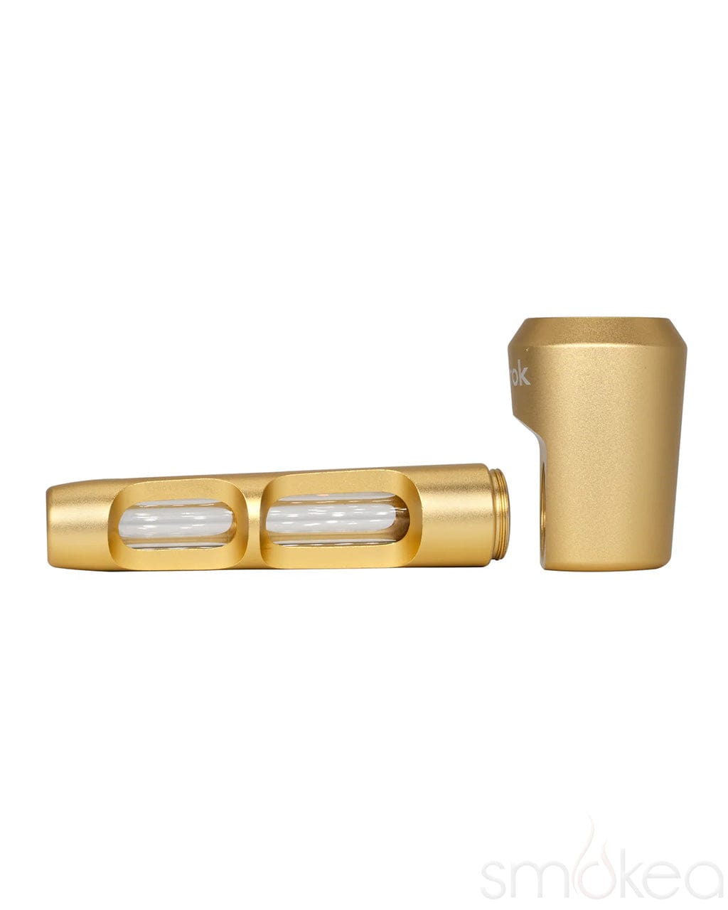 ONGROK Aluminum &amp; Glass Spoon Pipe