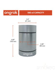 ONGROK Aluminum Storage Jar