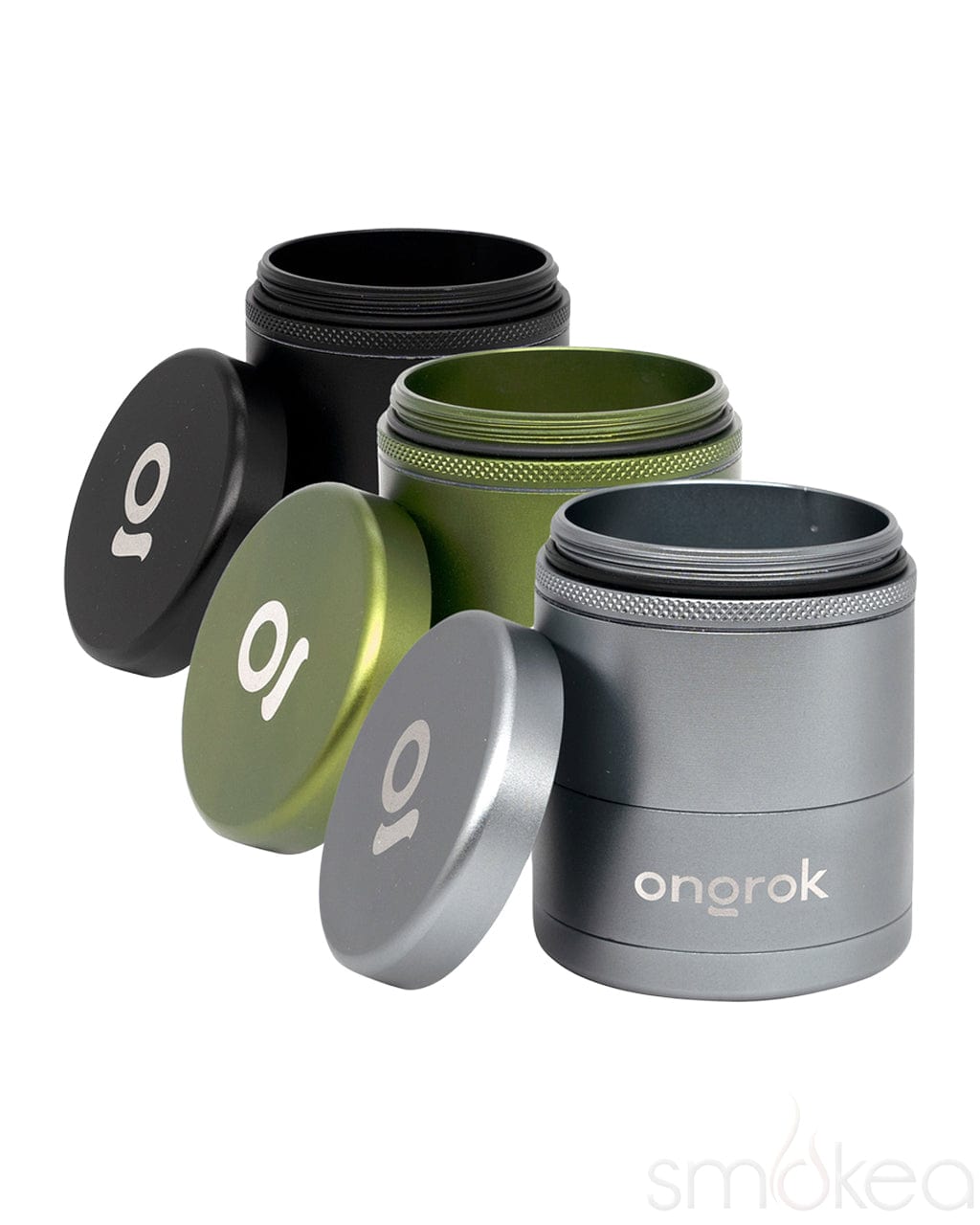 ONGROK Flower Petal Toothless Aluminum Storage Grinder