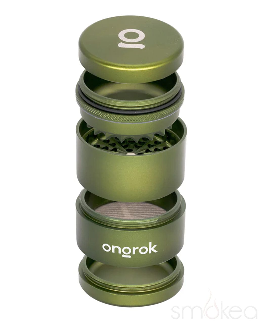 ONGROK Flower Petal Toothless Aluminum Storage Grinder