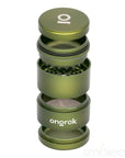 ONGROK Flower Petal Toothless Aluminum Storage Grinder