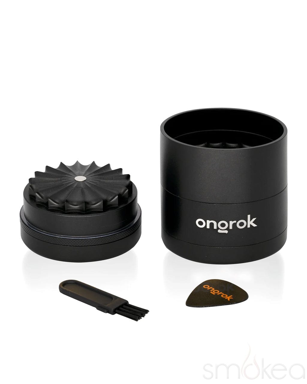 ONGROK Flower Petal Toothless Aluminum Storage Grinder
